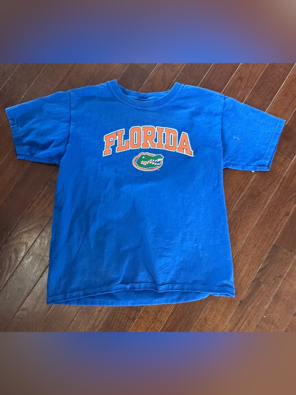 Florida Gators blue and orange tshirt size youth large